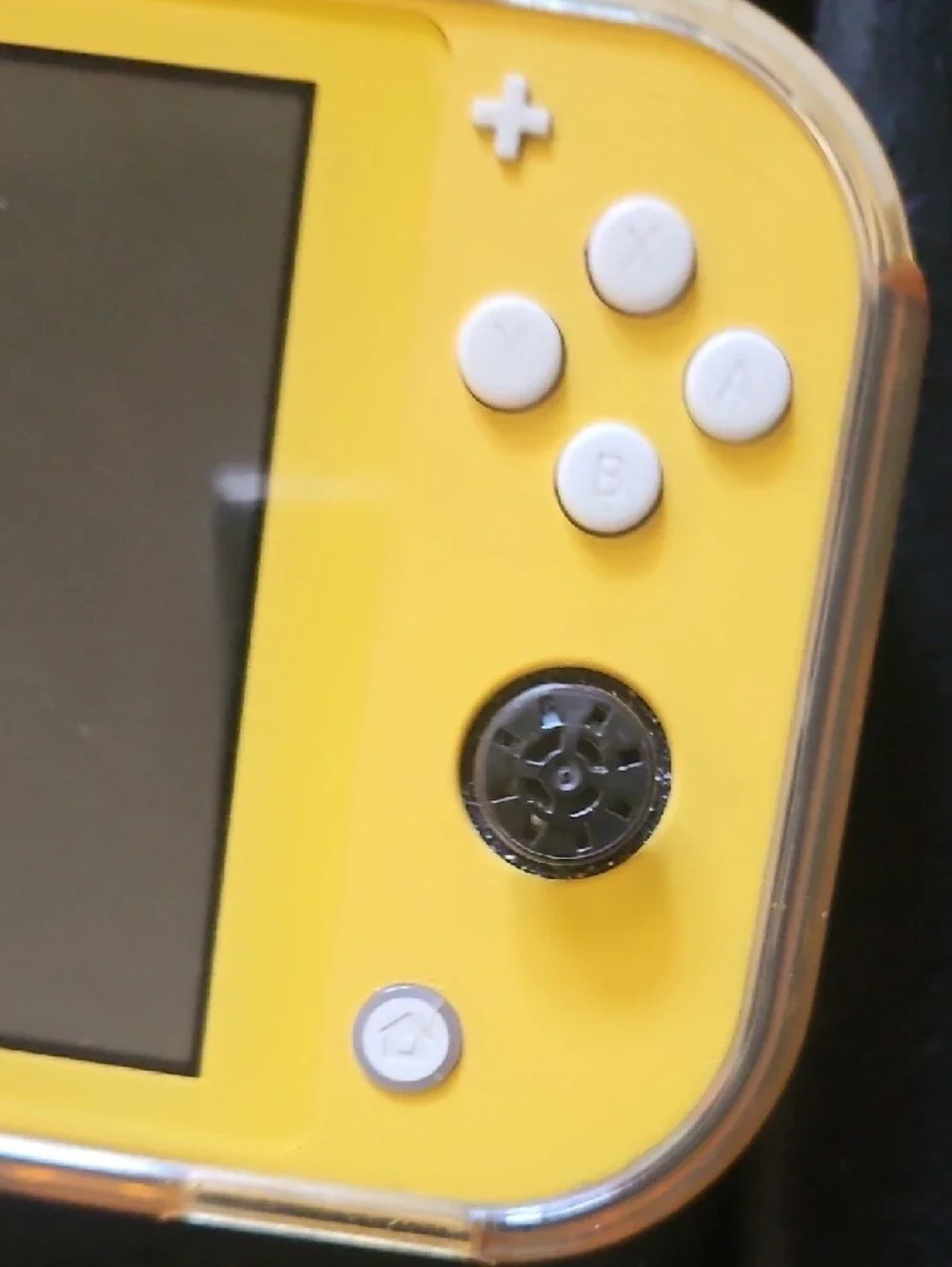 Nintendo Switch Yellow Handheld Gaming Console with Clear Case